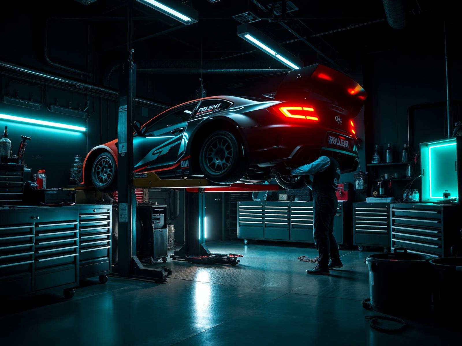 Atelier motorsport RTEC , préparation rallye